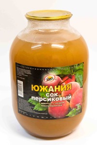 Сок персиковый, ГОСТ, 3 литра, Россия