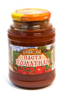 Томатная паста "КАДУШКА" ГОСТ, 27%, 530 грамм, Россия